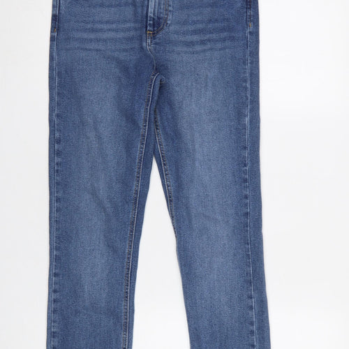 Warehouse Womens Blue Skinny Jeans UK10 28W 30L Stretch Denim