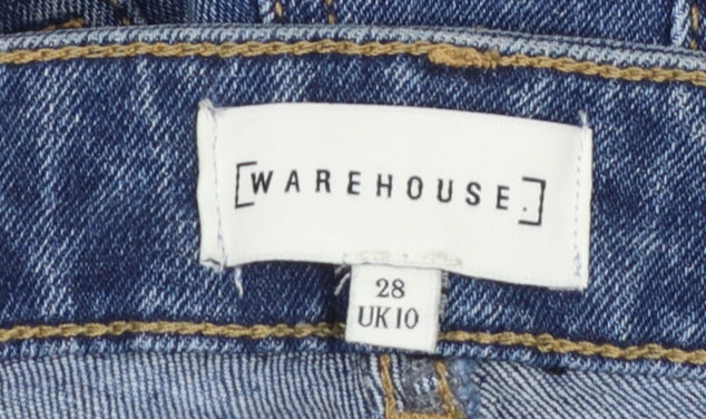 Warehouse Womens Blue Skinny Jeans UK10 28W 30L Stretch Denim