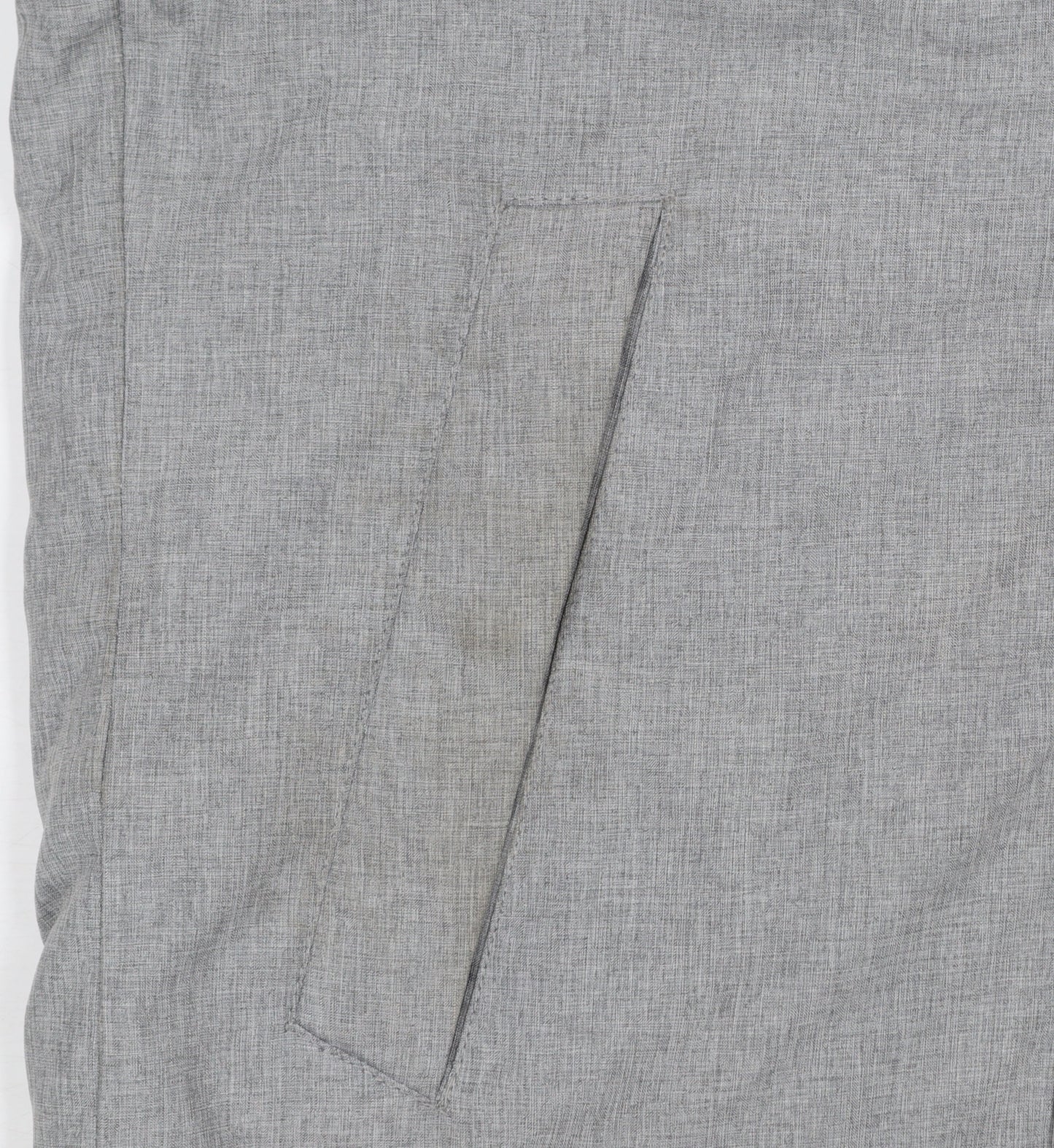 Jack & Jones Men's Grey Hooded Windbreaker Jacket Size M