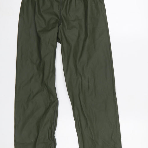 Fort Workwear Boys Green 11-12 Years Waterproof Rain Trousers