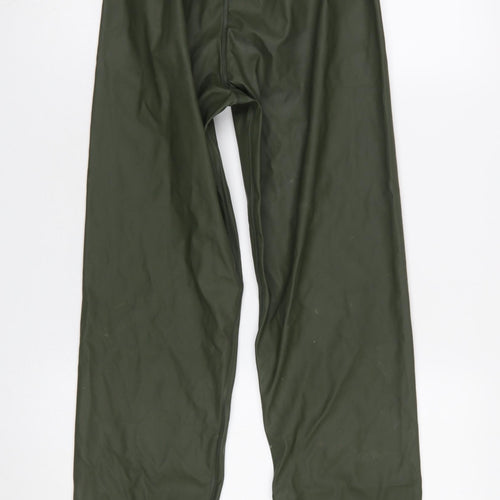 Fort Workwear Boys Green 11-12 Years Waterproof Rain Trousers