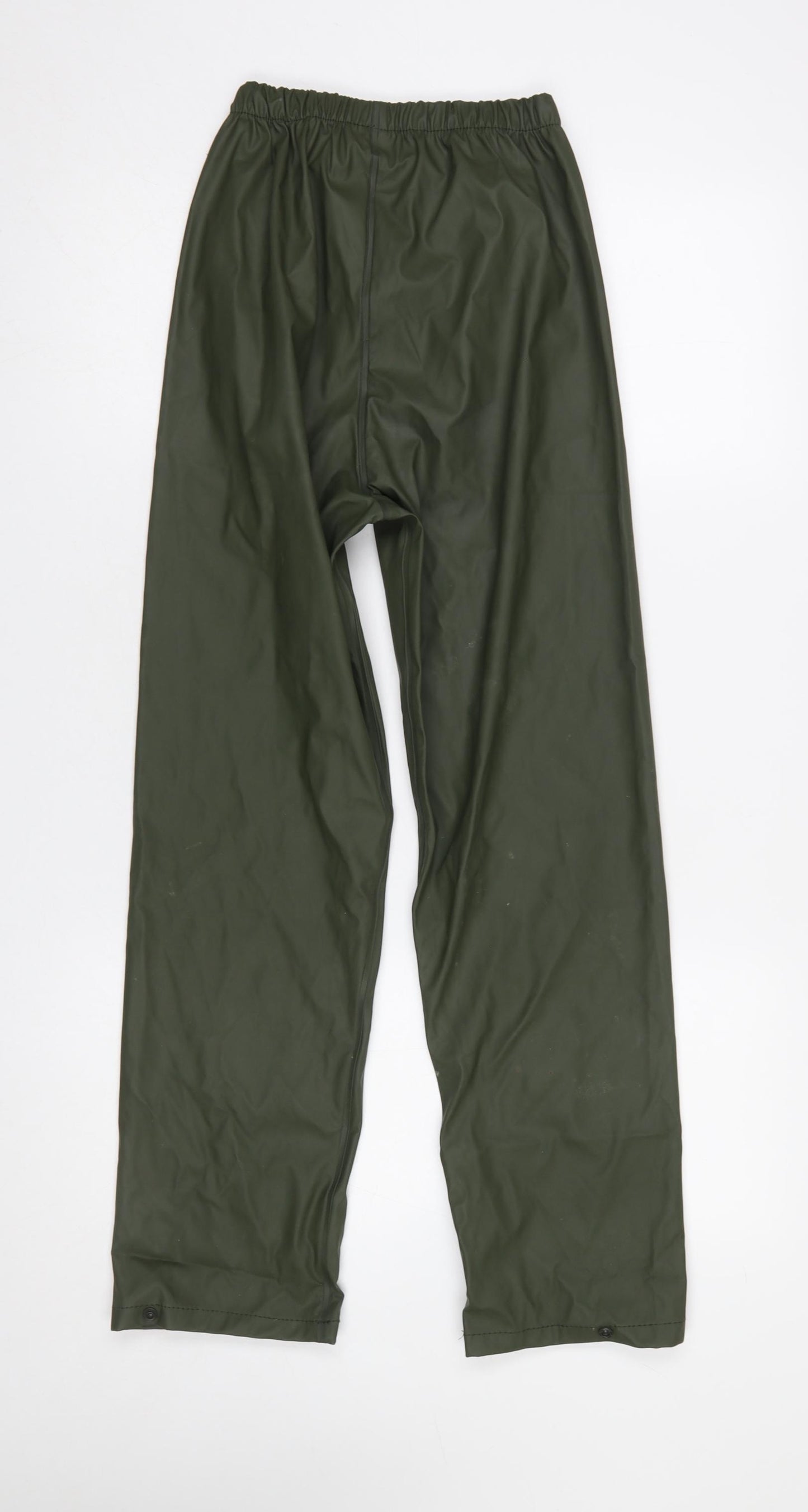 Fort Workwear Boys Green 11-12 Years Waterproof Rain Trousers