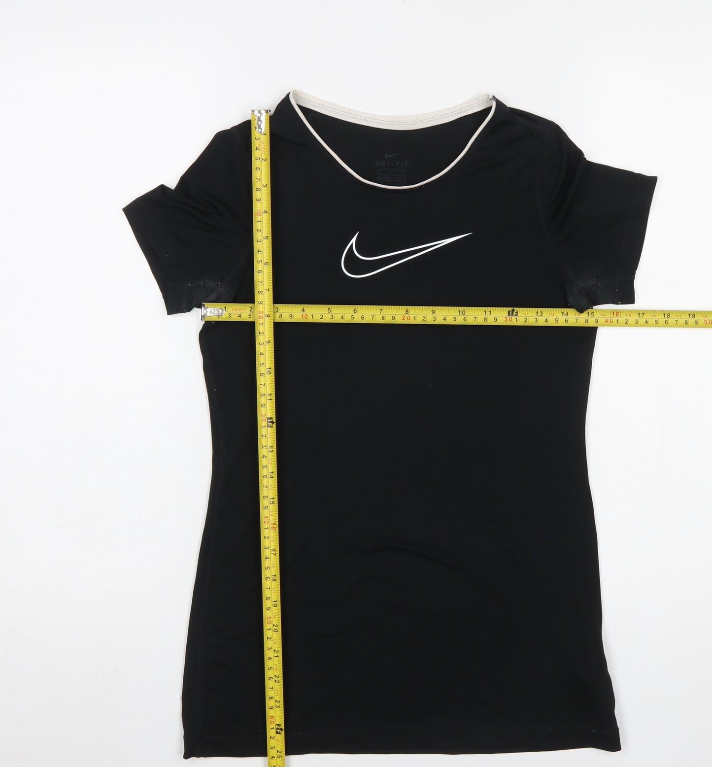 Nike Dri-FIT Black Short Sleeve Slim Fit Teens XL Active T-Shirt