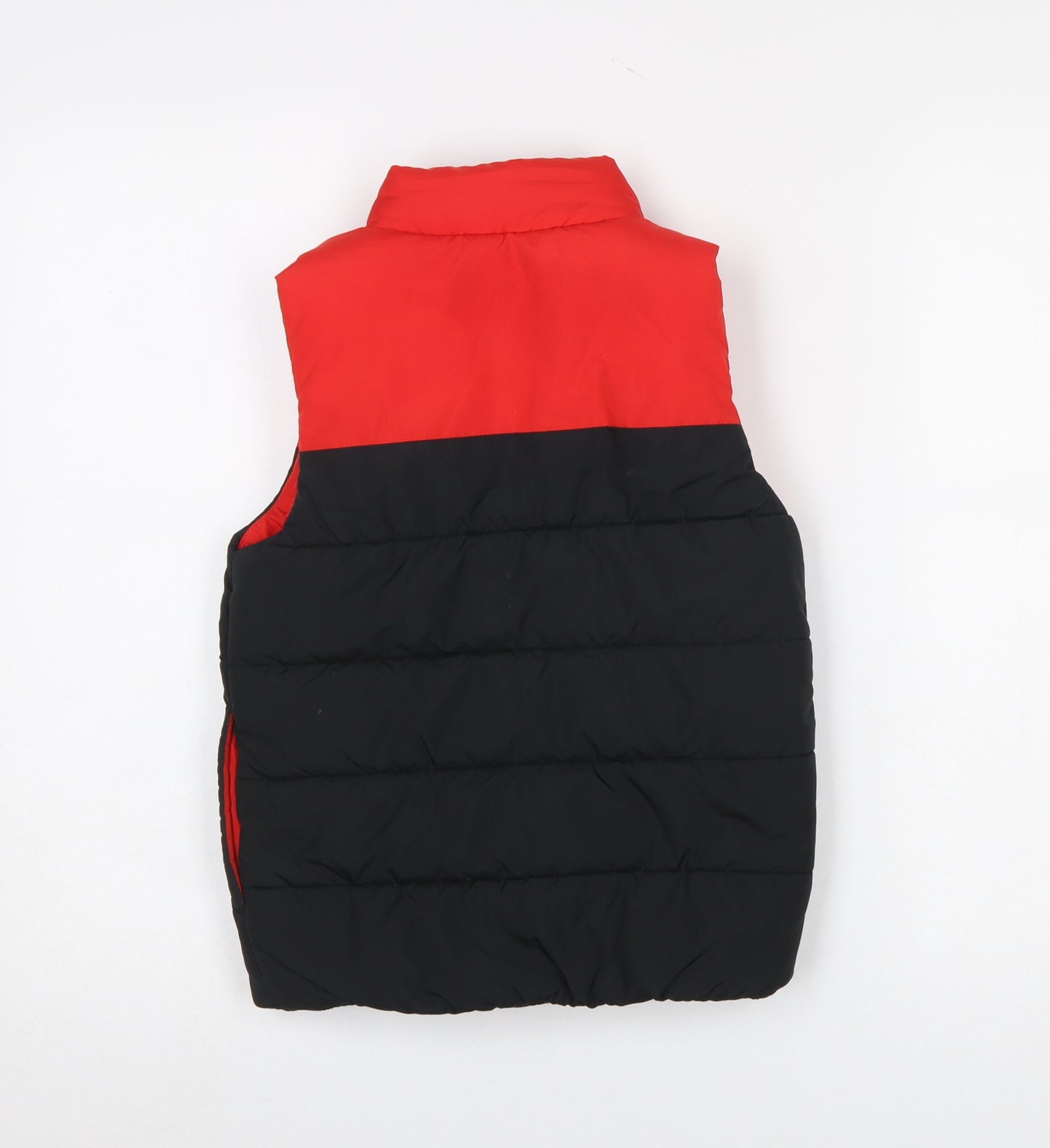 Puma Boys Red and Black Puffer Gilet 7-8 Years Sleeveless Jacket