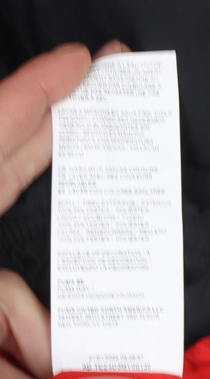 Puma Boys Red and Black Puffer Gilet 7-8 Years Sleeveless Jacket