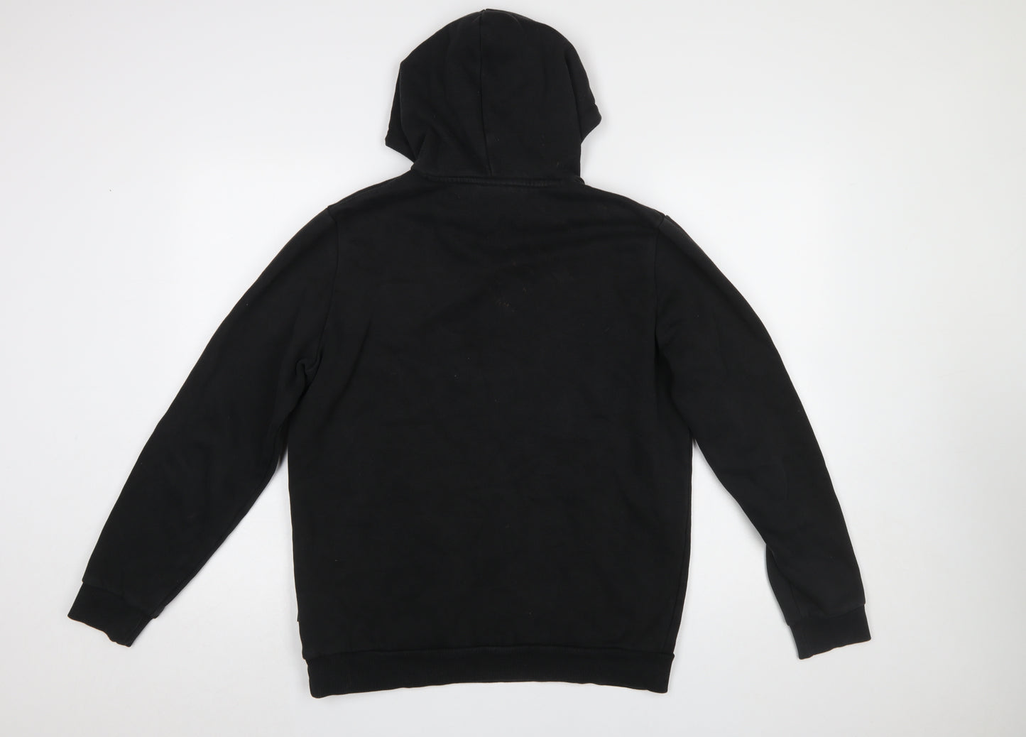 Puma Men's Black Pullover Hoodie Medium Regular Fit Sportswear