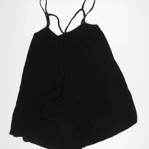 New Look Women’s Black Strappy Sleeveless Short Slip Dress Size S