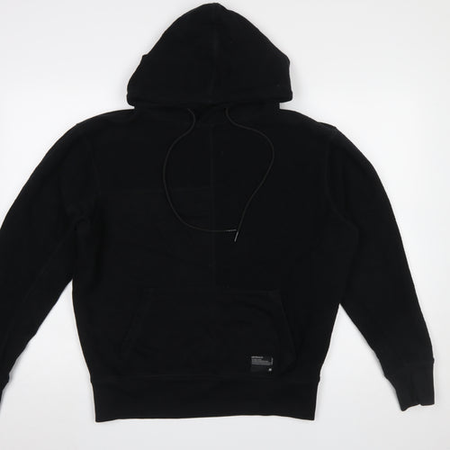 Mennace Men's Black Regular Fit Pullover Hoodie Size M