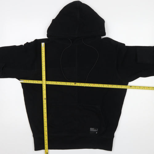 Mennace Men's Black Regular Fit Pullover Hoodie Size M