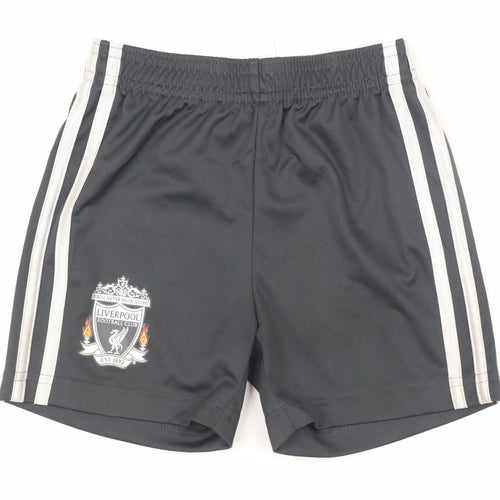 Adidas Unisex Baby Black Liverpool FC Sports Shorts 9-12 Months