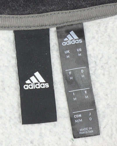 Adidas Men's Black Pullover Sweatshirt M Regular Fit Sportswear