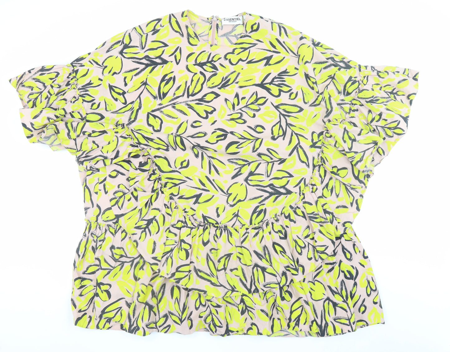 Essentiel Antwerp Women's Multicoloured Floral A-Line Short Dress M