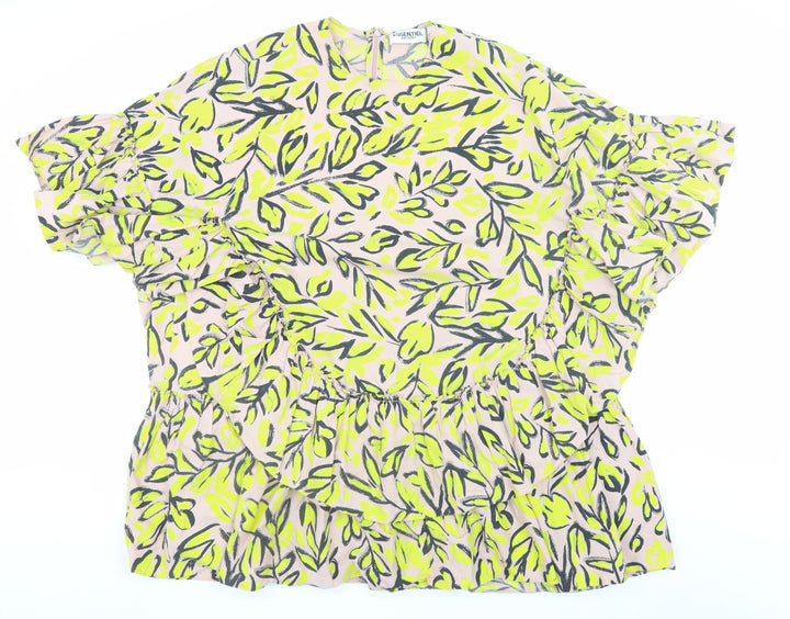 Essentiel Antwerp Women's Multicoloured Floral A-Line Short Dress M