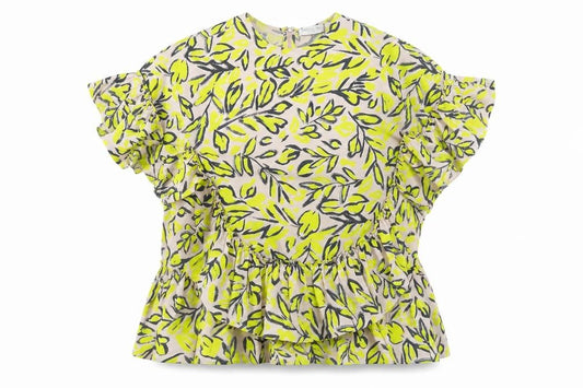 Essentiel Antwerp Women's Multicoloured Floral A-Line Short Dress M