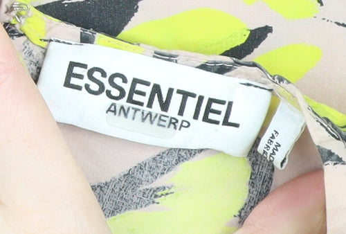 Essentiel Antwerp Women's Multicoloured Floral A-Line Short Dress M