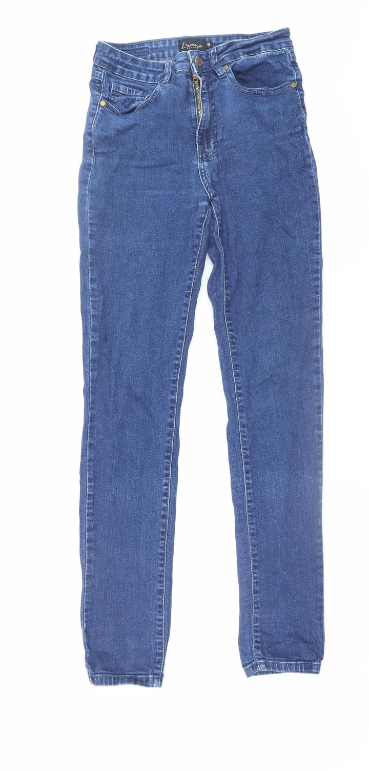 L'amore Couture Women's Blue Size 8 Skinny Jeans Denim Stretch