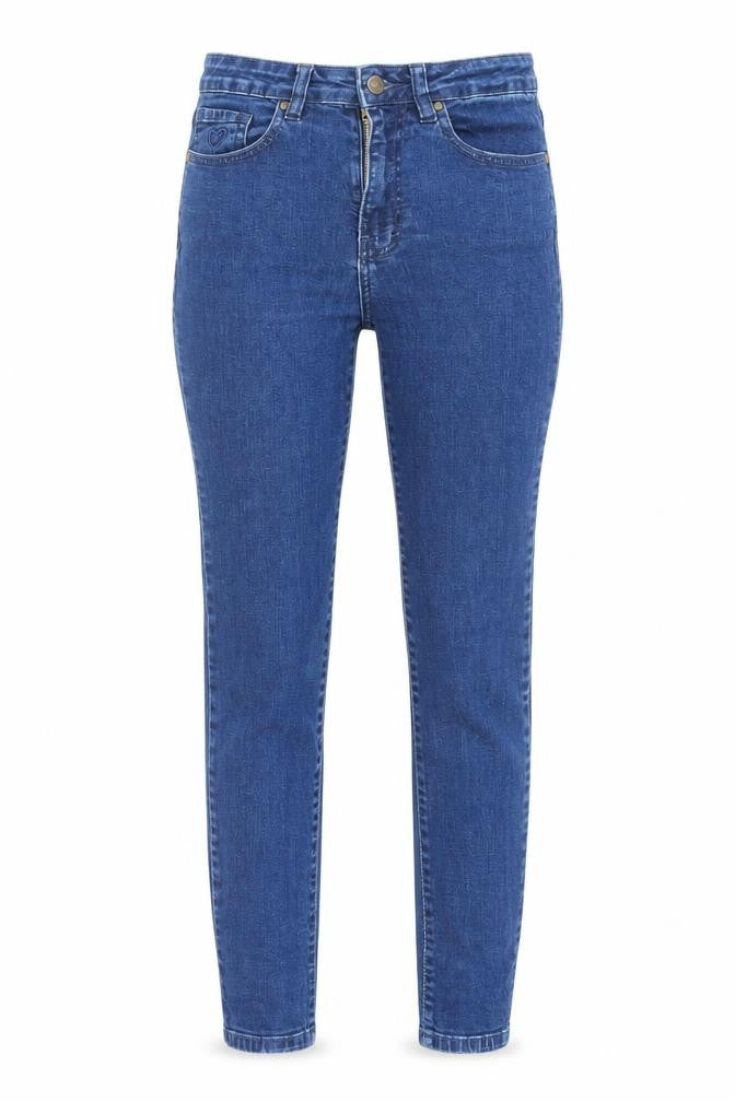 L'amore Couture Women's Blue Size 8 Skinny Jeans Denim Stretch