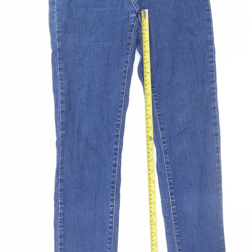 L'amore Couture Women's Blue Size 8 Skinny Jeans Denim Stretch