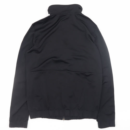 Adidas Boys Black 14 Years Track Jacket Full Zip Sportswear