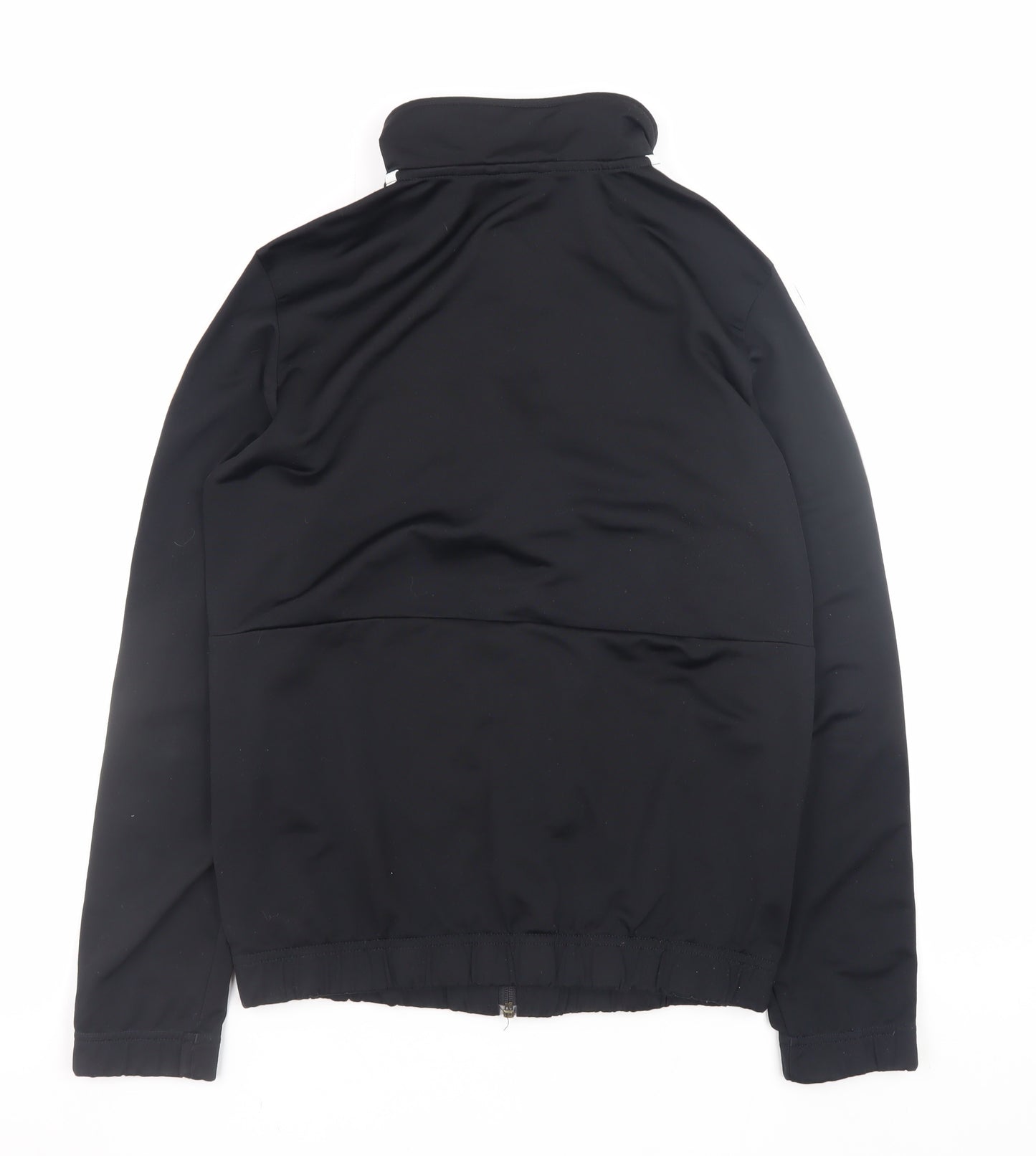 Adidas Boys Black 14 Years Track Jacket Full Zip Sportswear