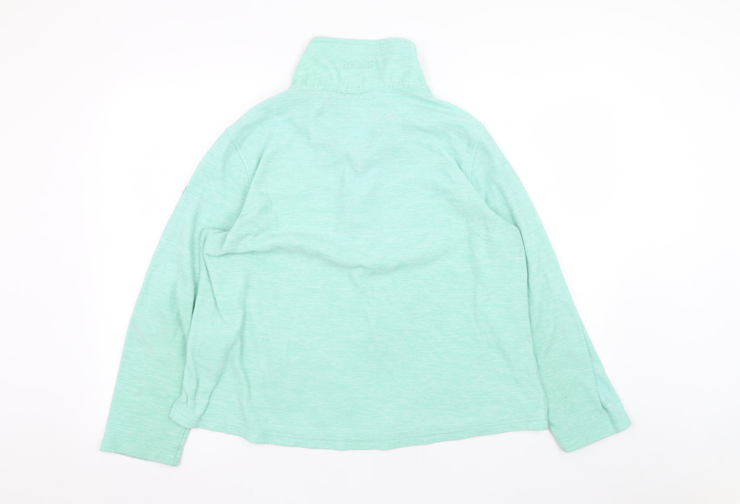 Regatta Women’s Green 1/2 Zip Pullover Sweatshirt UK 18