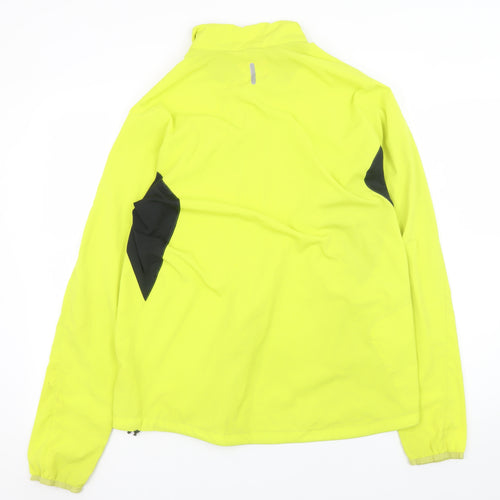 Reebok Men's Yellow Windbreaker Jacket M Athletic Fit