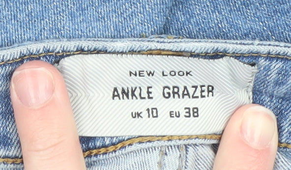 New Look Women's Blue Ankle Grazer Slim Jeans Size 10
