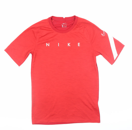 Nike Men's Red Dri-Fit Short Sleeve T-Shirt Size S Athletic Top