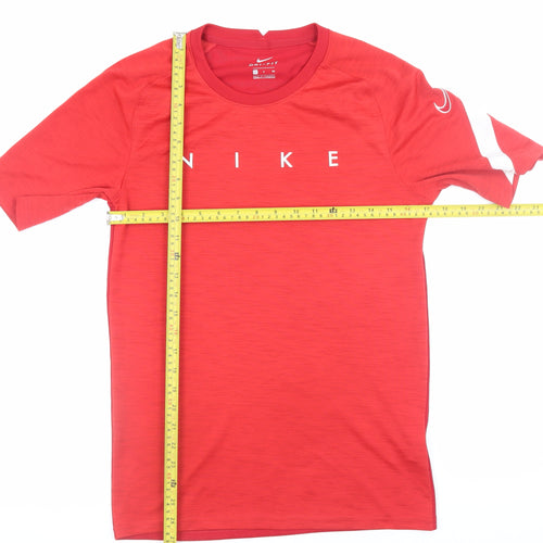 Nike Men's Red Dri-Fit Short Sleeve T-Shirt Size S Athletic Top