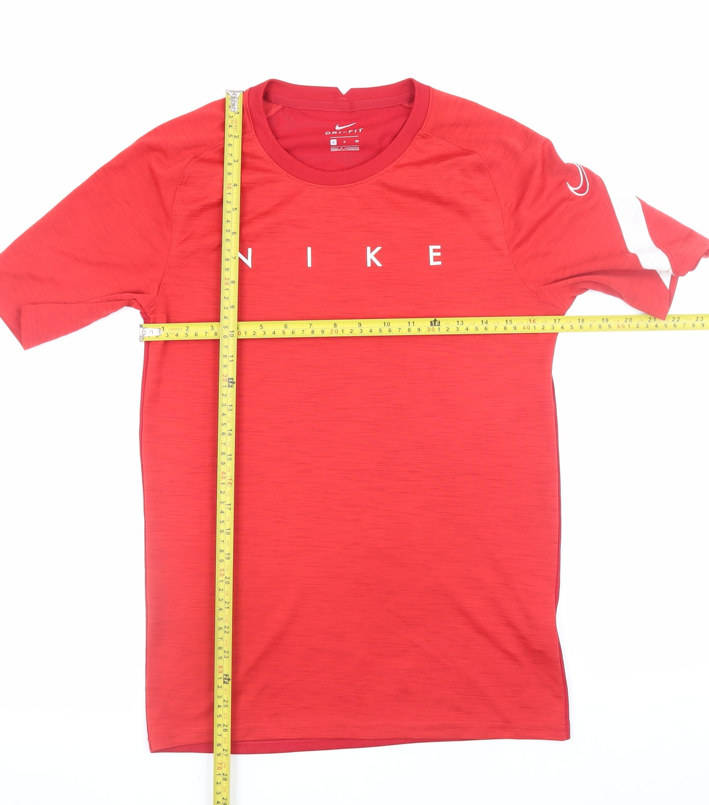 Nike Men's Red Dri-Fit Short Sleeve T-Shirt Size S Athletic Top