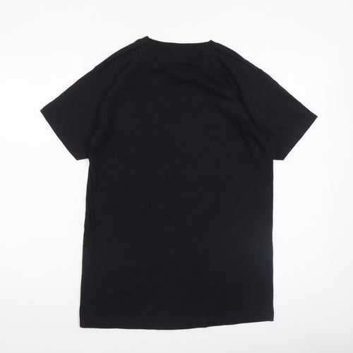 Fruit of the Loom Men's Black Christmas Homer Simpson Beer T-Shirt Size S