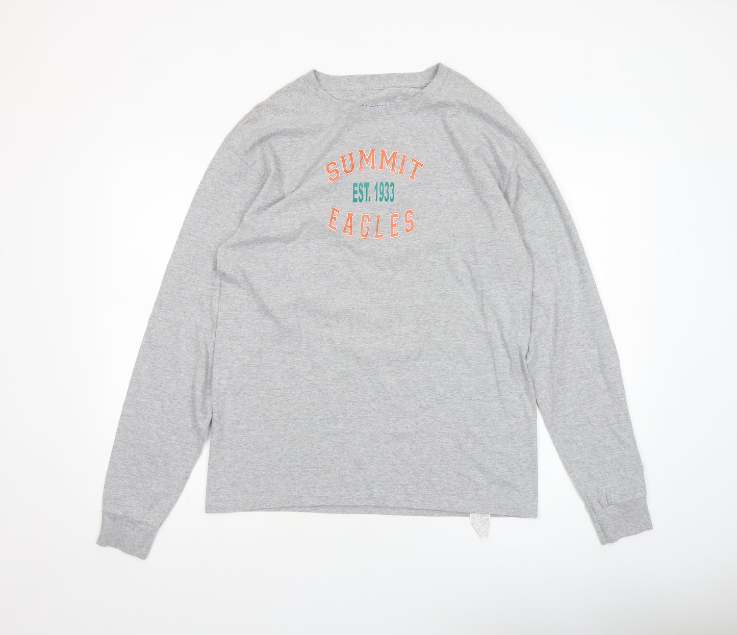 Champion Men's Grey Summit Eagles Long Sleeve Casual Top M