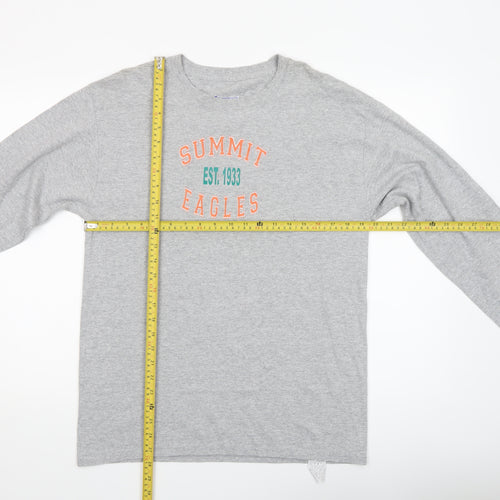 Champion Men's Grey Summit Eagles Long Sleeve Casual Top M