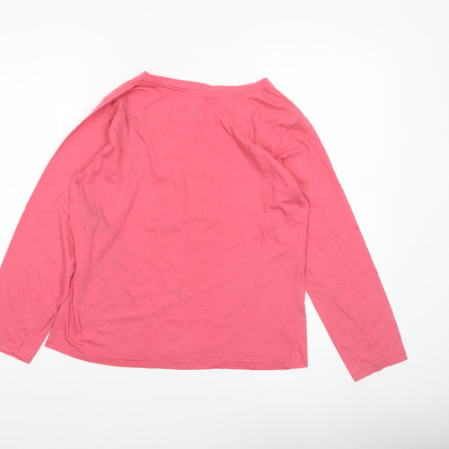 Disney Women’s Pink Winnie the Pooh Long Sleeve T-Shirt Pyjama Top Size 10-12
