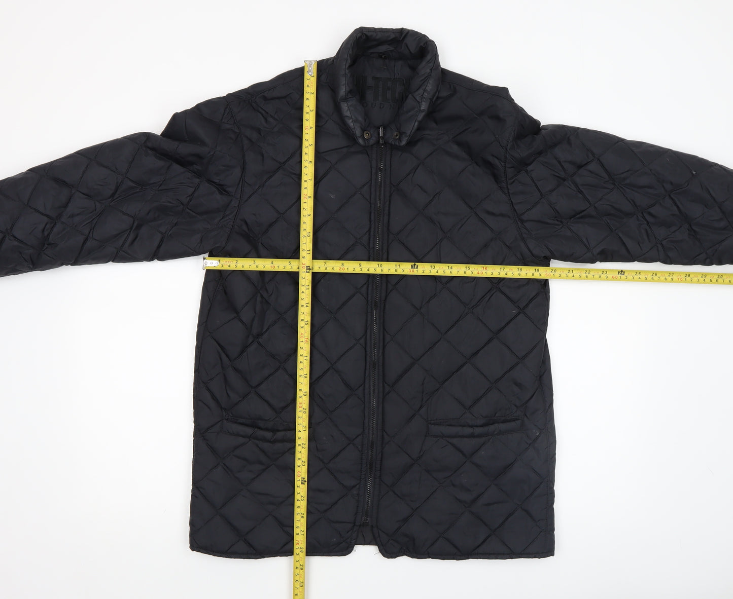 Hi-Tech Cloud Nine Men's Black Quilted Polyester Jacket S