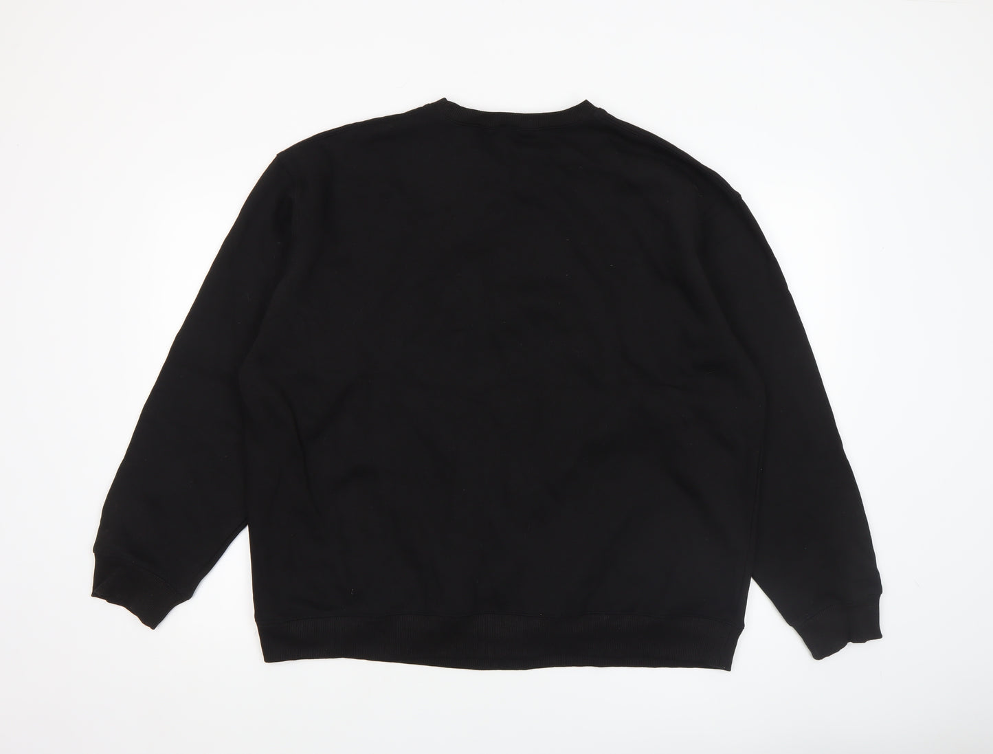 Marvel Men's Black Christmas Hulk Graphic Pullover Sweatshirt Size L