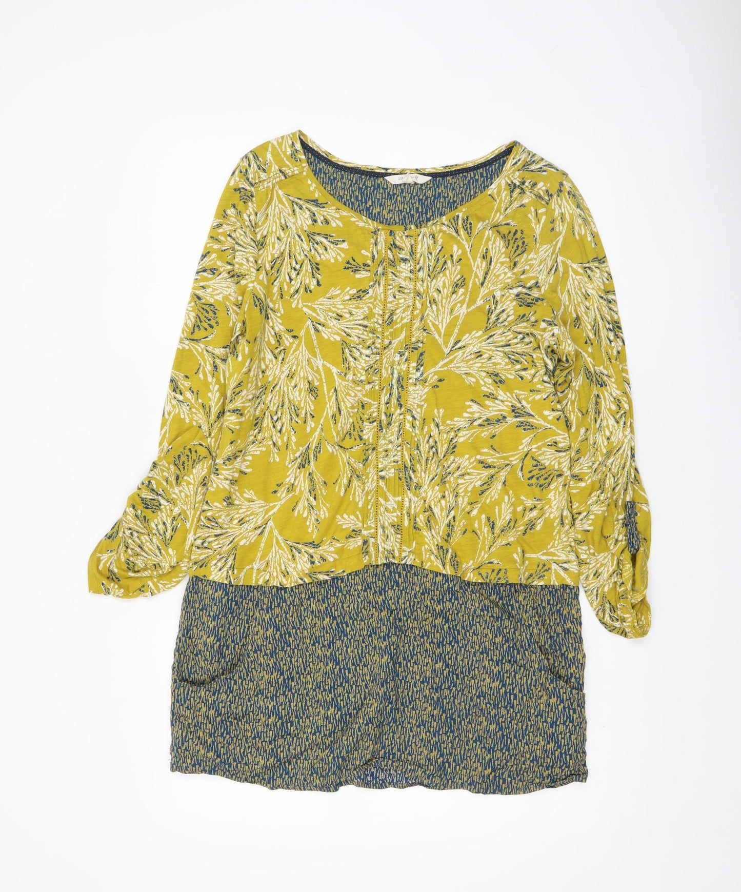 White Stuff Women's Multicoloured Floral Tunic Blouse Size 12