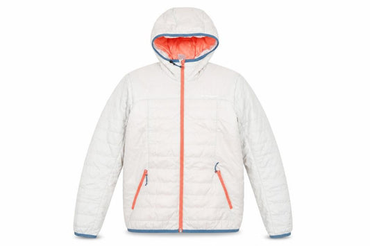 Quechua Girls Ivory Hooded Puffer Jacket 12 Years Polyester Lightweight