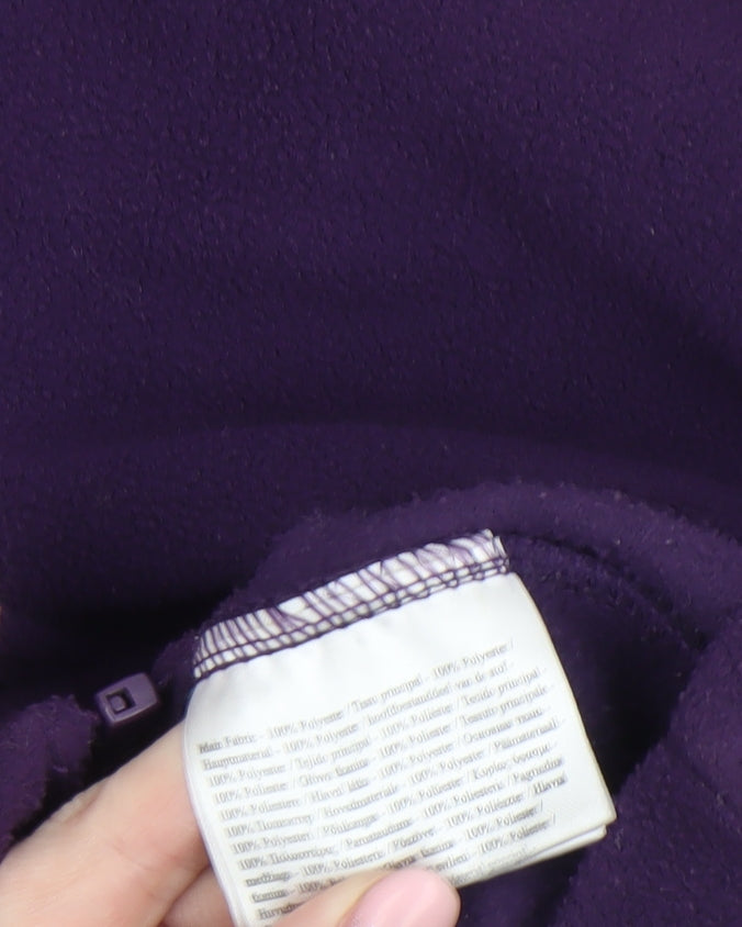 Regatta Women's Purple Fleece Full Zip Jacket Size 16 Regular Fit
