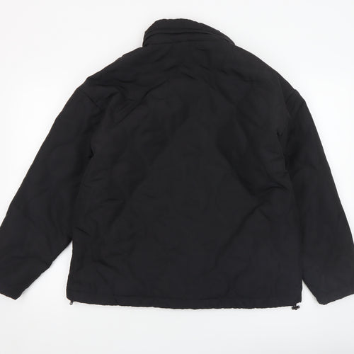 Nutmeg Womens Black Quilted Puffer Jacket Size 10