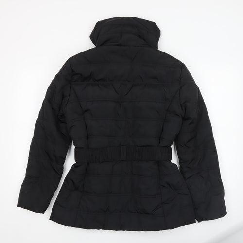 Dorothy Perkins Women’s Black Size 12 Belted Puffer Jacket