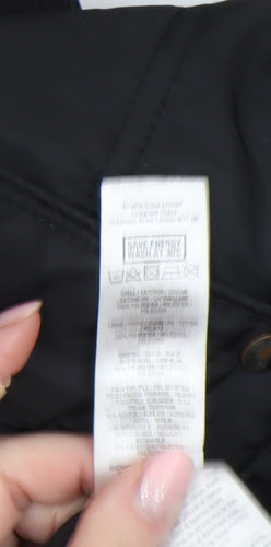 Dorothy Perkins Women’s Black Size 12 Belted Puffer Jacket