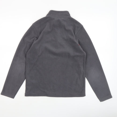 Regatta Boys Grey Fleece 1/4 Zip Sweatshirt 13 Years Outdoor Pullover