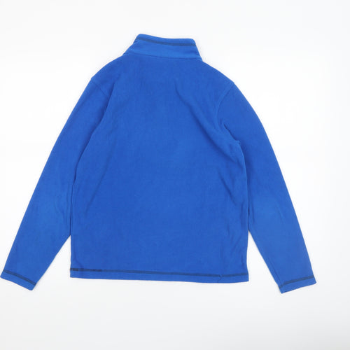 Regatta Boys Blue Fleece 1/4 Zip Pullover Sweatshirt 11-12 Years