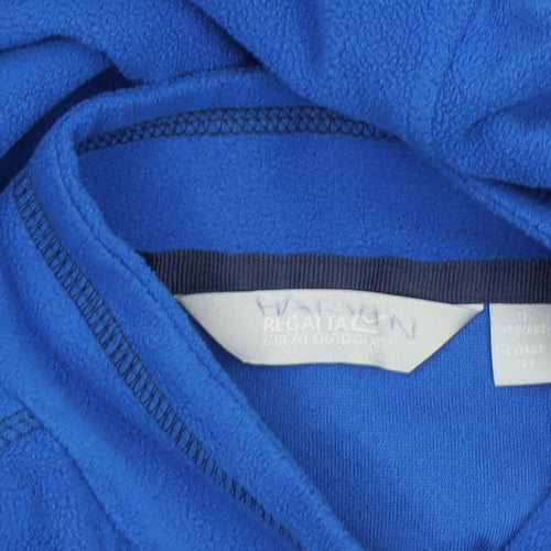 Regatta Boys Blue Fleece 1/4 Zip Pullover Sweatshirt 11-12 Years