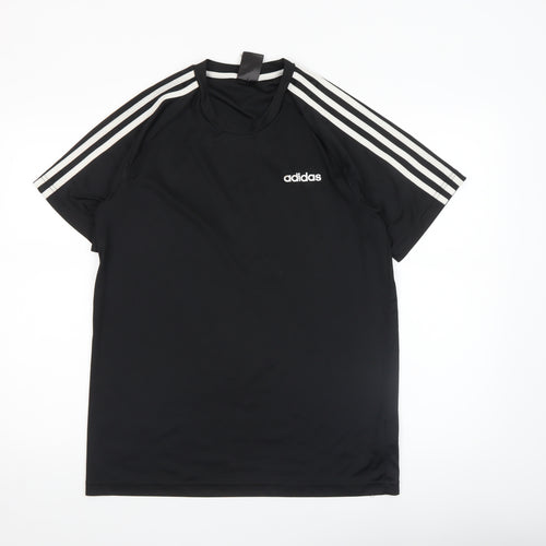 Adidas Men's Black Climalite Short Sleeve Performance T-Shirt M
