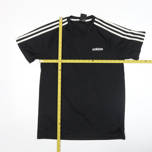 Adidas Men's Black Climalite Short Sleeve Performance T-Shirt M