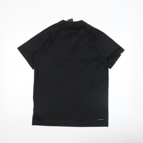 Adidas Men's Black Climalite Short Sleeve Performance T-Shirt M