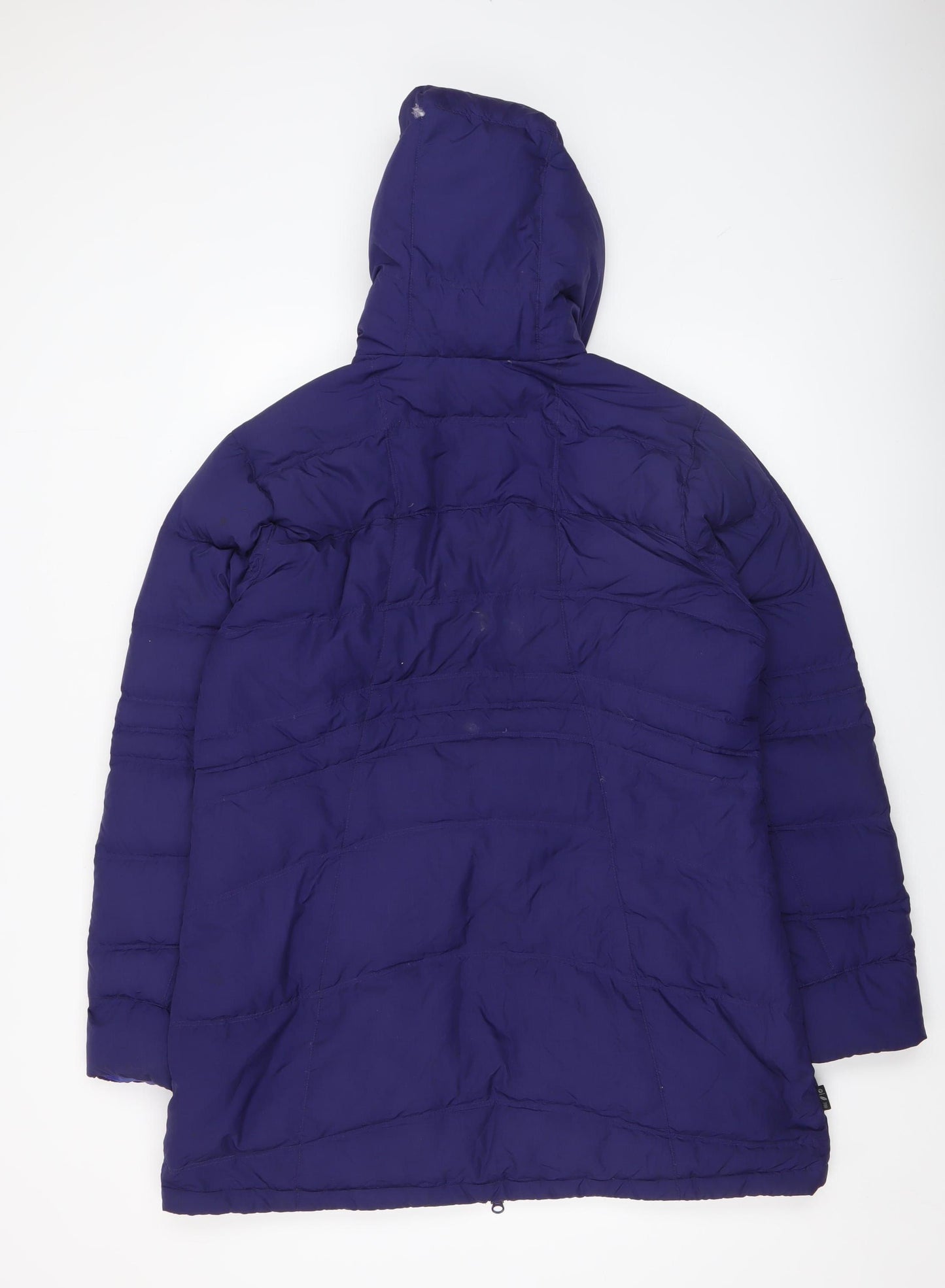 Merrell Women's Purple XL Hooded Puffer Jacket Coat Lined Winter Warm