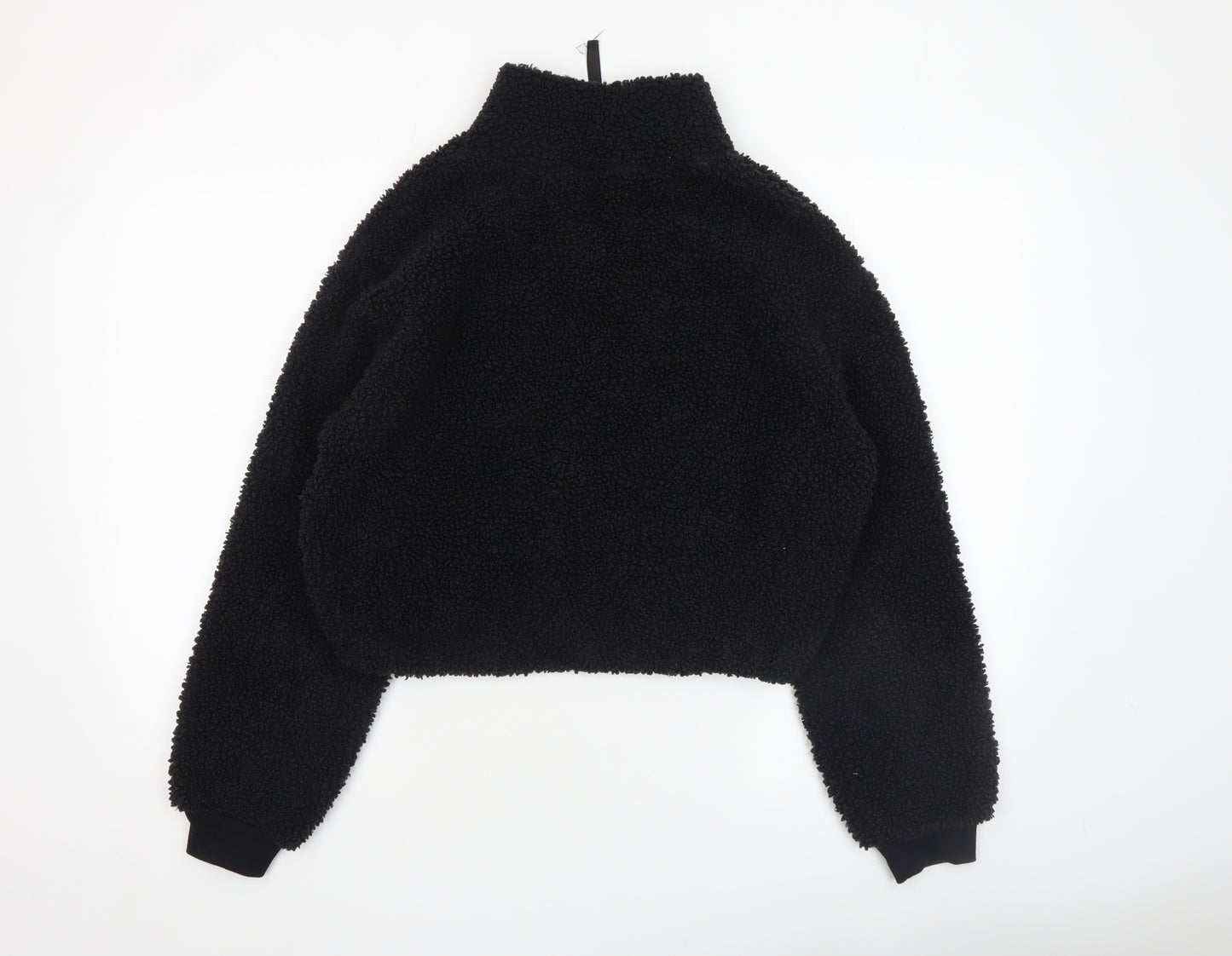 H&M Divided Women’s Black Fleece Pullover Sweatshirt Size S